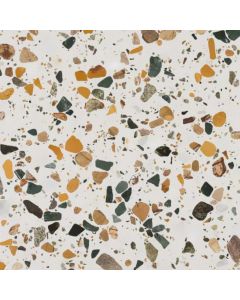 Tuile-Pierre et autres-24X24 Terrazzo Collection New Deluxe White Adouci-
