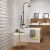 Tuile-Céramique-16''x32'' 3D Wall Design Angle White Matt
