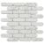 Mosaic-1.2''X3.85'' Stone Glass Pill Statuario