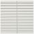 Mosaic-1X5.75 Matchstick Large White Matt