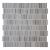 Mosaic-1,5''x0,45'' Mudmosaic Brickchip Ash Honed