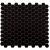 Mosaîque-1'' Les Classiques Hexagon Black Satin