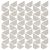 Mosaic-12.25''X12.5'' Raw Pearl Flag Mosaic
