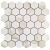 Mosaic-2" Statuario Gold Hexagon Lev.