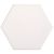 Tile - Ceramic-6'' Esagona Bianco Matte