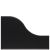 Tile - Ceramic-3,25X4,75 Curve Black Matt