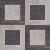 Tile - Ceramic-12''x12'' On Square Decor Cemento/Lavagna Nat. Rt (2Pcs)