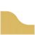 Tile - Ceramic-3,25X4,75 Curve Yellow Glossy