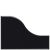 Tile - Ceramic-3,25X4,75 Curve Black Glossy