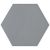 Tile - Ceramic-7.7X8.9 Essenza Mayfair Hexagon Grigio Matte Rt