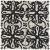 Tile - Ceramic-6X6 Memoria Nero Tappeto 4 Lux