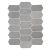 Mosaic-2''x4'' Mudmosaic Rock 2 Ash Honed