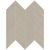 Mosaic-12X12 Nuances Beige Mosaico Chevron