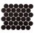 Mosaic-Stone Glass Loonie 2 Round Marquina