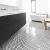 Mosaîque-Mini Chevron Bardiglio Imperiale / Bianco Carrara Poli