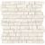Mosaic-12X12 Unique Trav. Mini Block Vein Cut White Nat. Rt