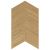 Tile - Ceramic-3X18 Roots Chevron Honey Nat.