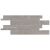 Mosaîque-12''x24'' Groove Mos Listelli Sfalsati Bright Grey Nat.