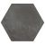 Tile - Ceramic-8.5''x10'' Terra Esagono Nero