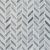Mosaîque-Mini Chevron Bardiglio Imperiale / Bianco Carrara Poli