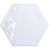 Tile - Ceramic-6'' Esagona Bianco Glossy