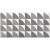 Mosaic-3''x6'' Metro Patchwork B&W (Random Mix Of 16)