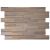 Mosaic-6''x24'' Illusion Escarpment Dark 3D Honed