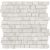 Mosaic-12X12 Unique Trav. Mini Block Vein Cut Silver Nat. Rt