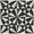 Tile - Ceramic-6X6 Memoria Nero Tappeto 5 Lux
