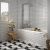 Tile - Ceramic-2''x16'' Evolution Gris Claro Brillo