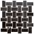 Mosaic-Grey Stone/Bianco Carrara Basketweave Polished