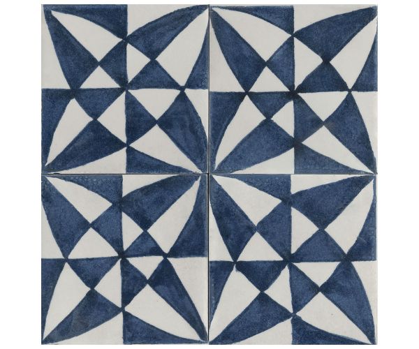 Tile - Ceramic-6X6 Memoria Blu Tappeto 5 Lux Manl
