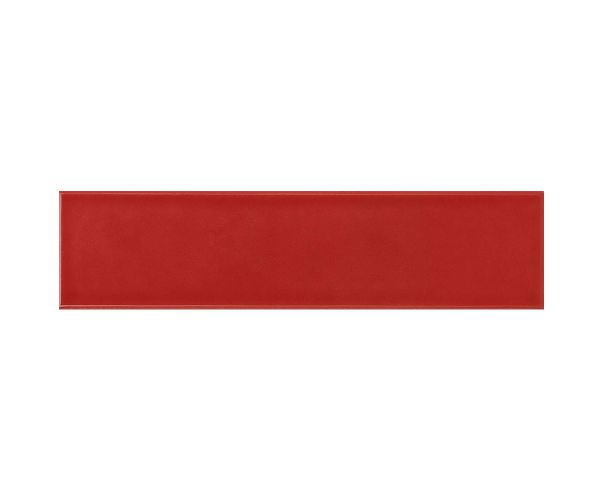 Tuile-Céramique-3''X12'' Bubble Red Nat.