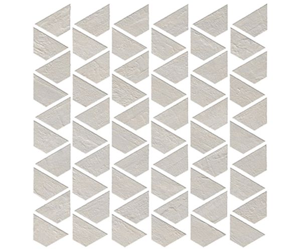 Mosaic-12.25''X12.5'' Raw Pearl Flag Mosaic