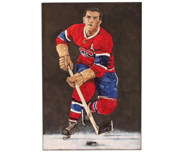 Fabrication CIOT - Studio-Omaggio Hockey Maurice Richard 1 - 24.38''x36.5''