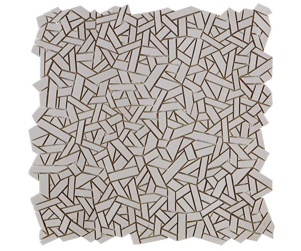 Mosaic-Textures Fasce Lisce Mos. Aluminium