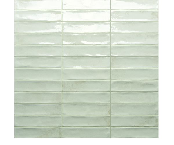 Tuile-Céramique-2X8 Marrakech White Brick Glossy