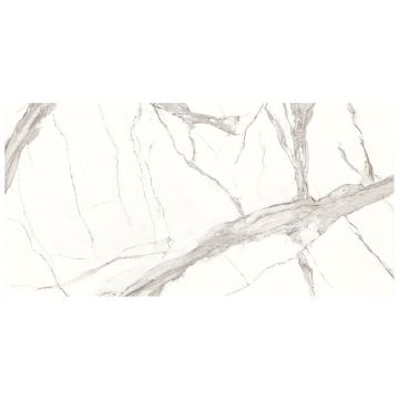 Dalles-Céramique-GIGANTEC 12mm STATUARIO MANHATTAN A LEV (63X126in)