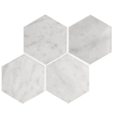 Mosaic-2 7/8'' Hexagon Bianco Carrara Polished