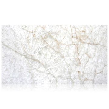 Dalles-Pierre et autres-Quarzo Bianco Precious Fini Cuir 3/4