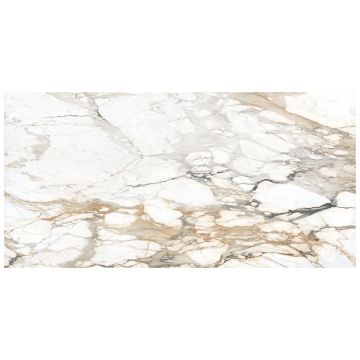 Dalles-Céramique-Grande Marble 12mm Calacatta Vena Vecchia B Lux (64X127.5in)