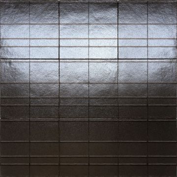 Tile - Ceramic-8X15 Terramater Carbone Decoro Struttura 3D Ritmo Lux