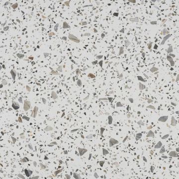Tile - Stone & Other-24X24 Terrazzo Collection Docks Grey Honed