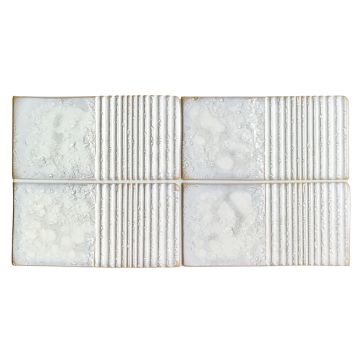 Tile - Ceramic-4X8 Biscuit Warm Grooves Decor