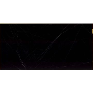 Slab - Ceramic-Maxfine Marmi 6mm Black Marquinia Lev (59X118in)