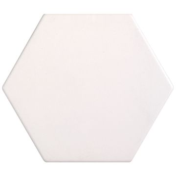 Tile - Ceramic-6'' Esagona Bianco Matte