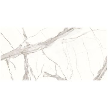 Dalles-Céramique-GIGANTEC 12mm STATUARIO MANHATTAN A LEV (63X126in)