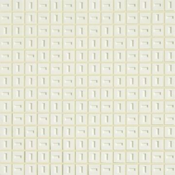 Mosaîque-12X12-0.75X0.75 Flicker Talc Mosaic Mesh Mounted