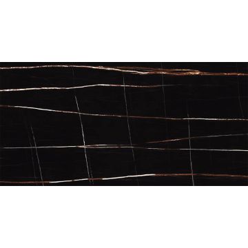 Dalles-Céramique-Grande Marble 12mm Sahara Noir Lux (64X127.5po)