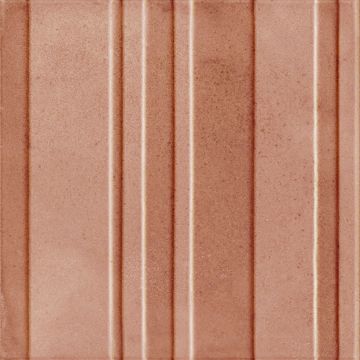 Tile - Ceramic-8X8 Artcraft Struttura 3D Bande Cotto